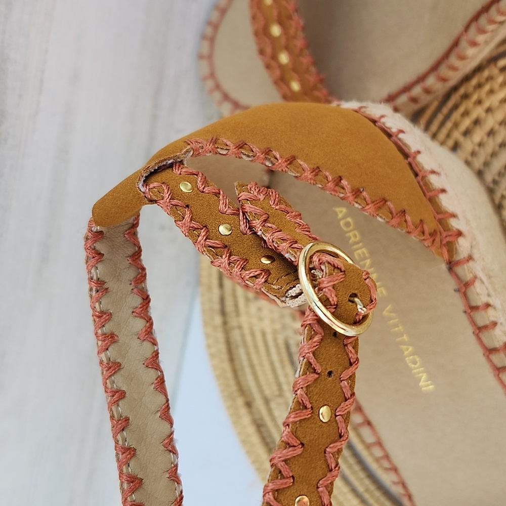 NWOT ADRIENNE VITTADINI "CHARMING" ESPADRILLE WEDGE SANDALS - Picture 6 of 12